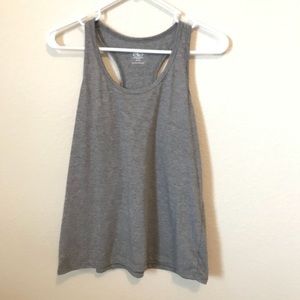 Athletic Work Gray Loose Tank Top